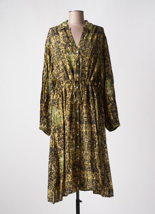 Robe mi-longue vert MKT STUDIO pour femme