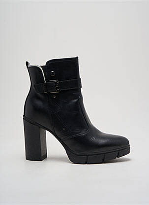 Bottines/boots matière lisse talon de 7 à 9cm noir ENGI femme
