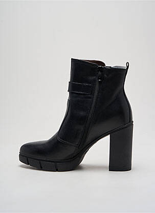 Bottines/boots matière lisse talon de 7 à 9cm noir ENGI femme