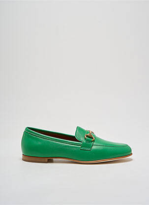 Mocassins matière lisse talon plat jusqu'à 3cm vert SPAZIOZERO8 femme