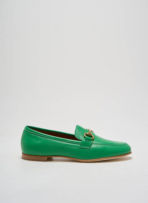 Mocassins chiquet talon plat jusqu'à 3cm vert SPAZIOZERO8 femme