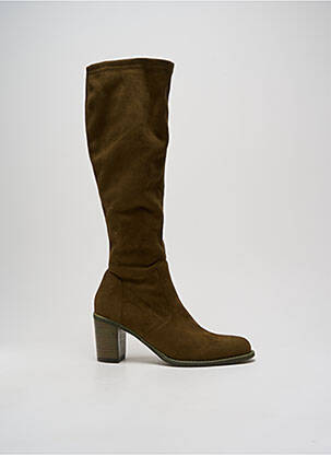 Bottes talon bottier talon de 4 à 6cm vert ADIGE femme
