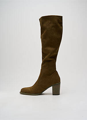 Bottes talon bottier talon de 4 à 6cm vert ADIGE femme