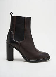 Bottines/boots matière lisse talon de 4 à 6cm marron GIANNI CRASTO femme