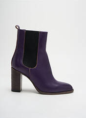 Bottines/Boots violet LE GOUT ET LES COULEURS pour femme seconde vue