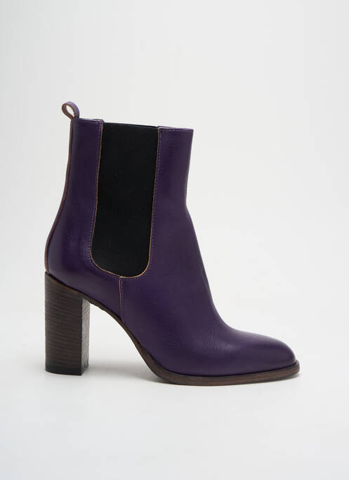 Bottines/Boots violet LE GOUT ET LES COULEURS pour femme