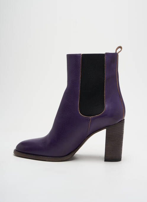 Bottines/Boots violet LE GOUT ET LES COULEURS pour femme