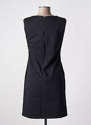 Robe courte sans manche sans manche noir MENSI COLLEZIONE femme