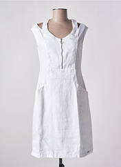 Robe courte blanc MALOKA pour femme seconde vue