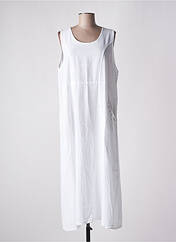 Robe longue blanc MADE IN ITALY pour femme seconde vue