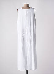 Robe longue blanc MADE IN ITALY pour femme seconde vue