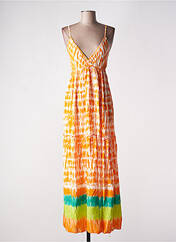 Robe longue orange OTTANTOTTO pour femme seconde vue