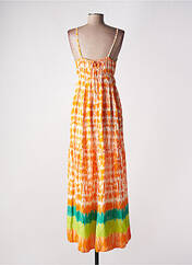 Robe longue orange OTTANTOTTO pour femme seconde vue