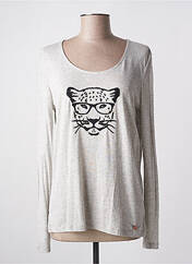 T-shirt gris LE BOUDOIR D'EDOUARD pour femme seconde vue