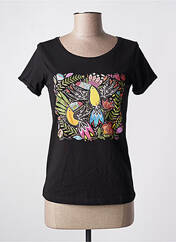 T-shirt noir FLIRT pour femme seconde vue