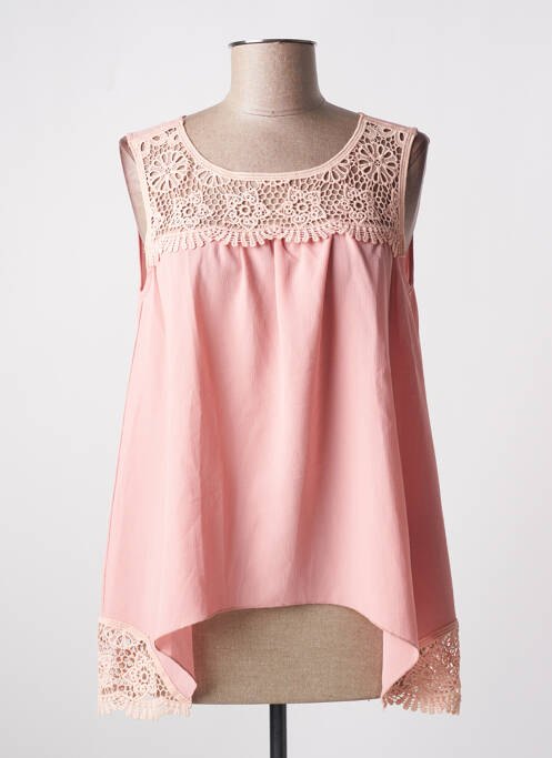 Blouse rose QUATRE VINGT JOURS pour femme