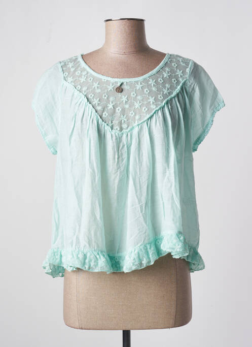 Blouse vert MADE IN ITALY pour femme