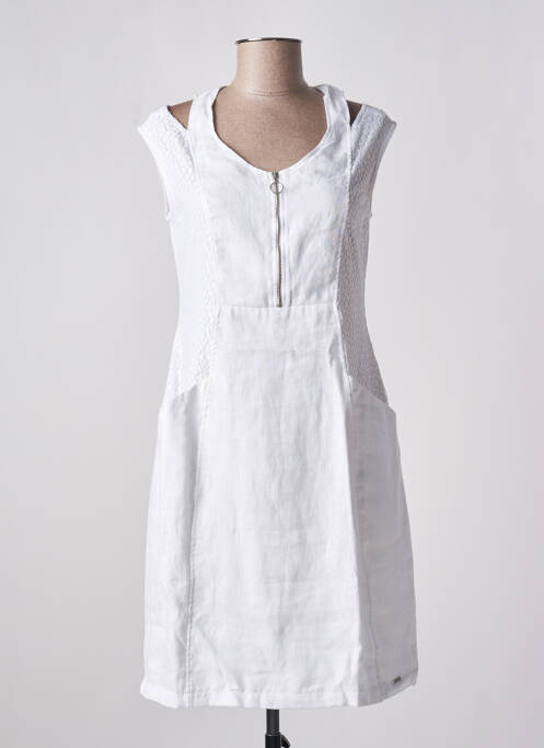 Robe courte blanc MALOKA pour femme