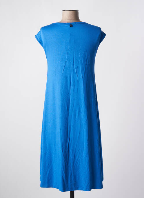 Robe mi-longue bleu MALOKA pour femme