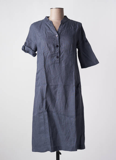 Robe mi-longue bleu NINATI pour femme