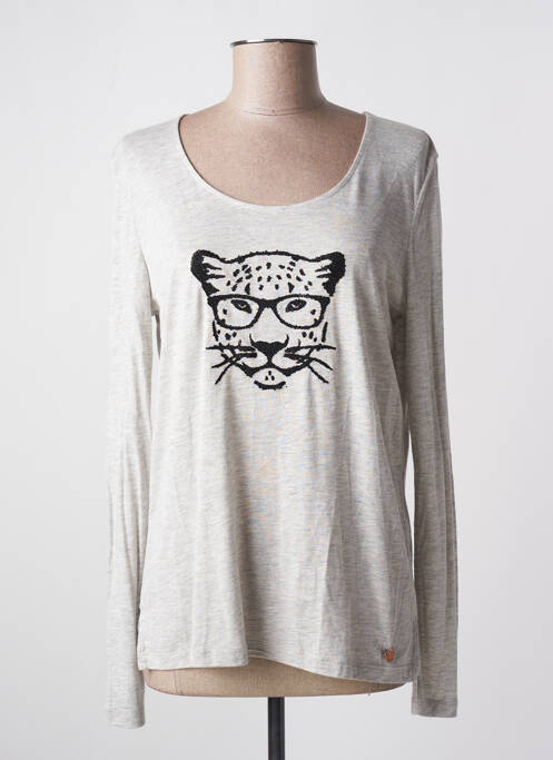 T-shirt gris LE BOUDOIR D'EDOUARD pour femme