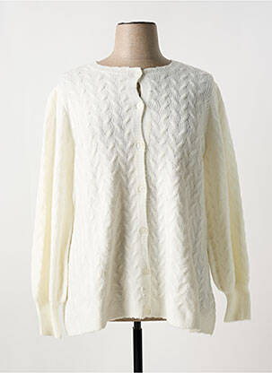 Gilet manches longues stretch beige ZHENZI femme