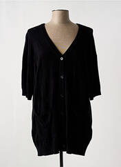 Gilet manches longues noir ZHENZI pour femme seconde vue