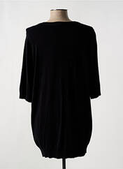 Gilet manches longues noir ZHENZI pour femme seconde vue