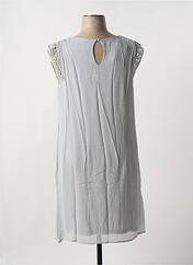 Robe mi-longue gris LAUREN VIDAL pour femme seconde vue