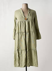 Robe mi-longue vert COUTURIST pour femme seconde vue