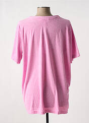 T-shirt rose ZHENZI pour femme seconde vue