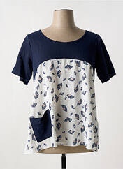 Tunique manches courtes bleu G!OZE pour femme seconde vue
