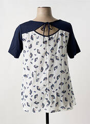 Tunique manches courtes bleu G!OZE pour femme seconde vue