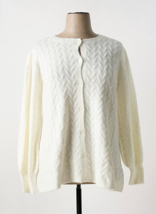 Gilet manches longues beige ZHENZI pour femme