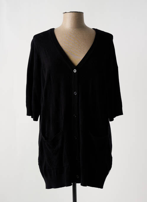 Gilet manches longues noir ZHENZI pour femme