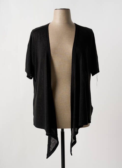 Gilet manches courtes noir ZHENZI pour femme