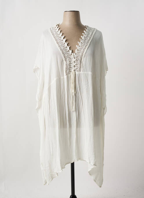 Robe de plage blanc L'ATELIER D'ANNA pour femme