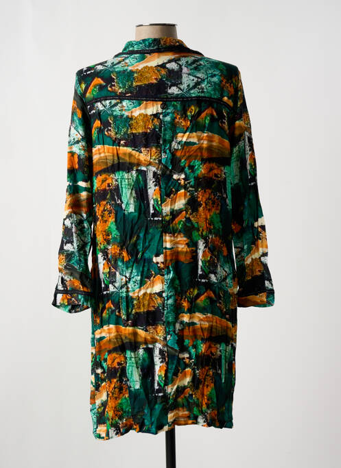 Robe mi-longue jaune MALOKA femme