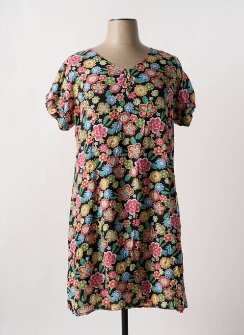 Robe mi-longue noir AGATHE & LOUISE pour femme