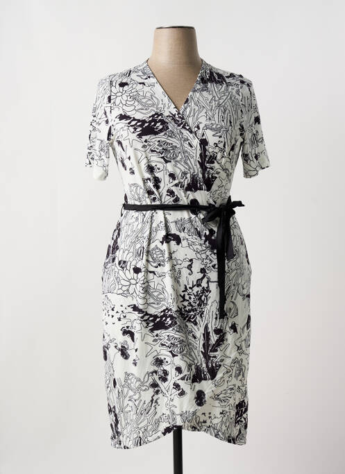 Robe mi-longue noir MALOKA pour femme