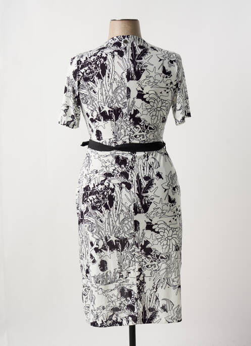 Robe mi-longue noir MALOKA pour femme