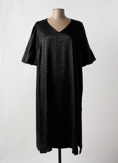 Robe mi-longue noir ZHENZI pour femme