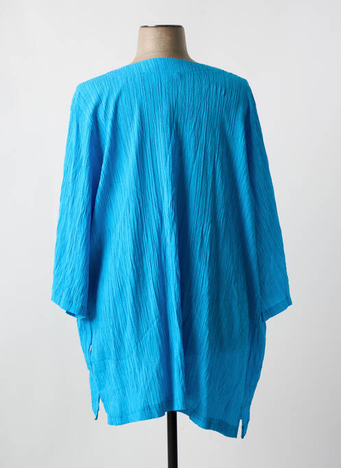 Veste casual bleu ZHENZI pour femme