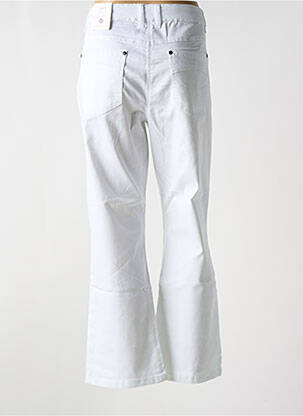 Pantalon flare stretch taille normale blanc ZHENZI femme