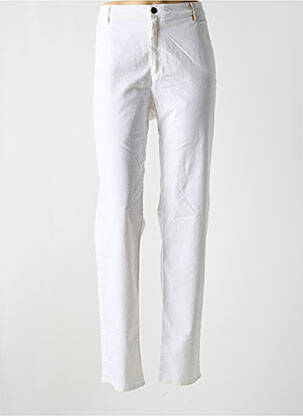 Jeans coupe slim stretch taille normale blanc COUTURIST femme