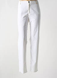 Jeans coupe slim stretch taille normale blanc COUTURIST femme