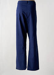 Pantalon droit bleu QUATRE VINGT JOURS pour femme seconde vue