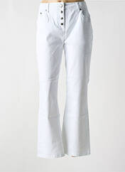 Pantalon flare blanc ZHENZI pour femme seconde vue