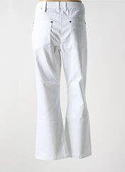 Pantalon flare blanc ZHENZI pour femme seconde vue