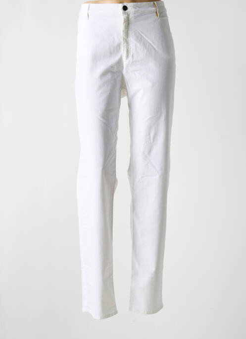 Jeans coupe slim stretch taille normale blanc COUTURIST femme